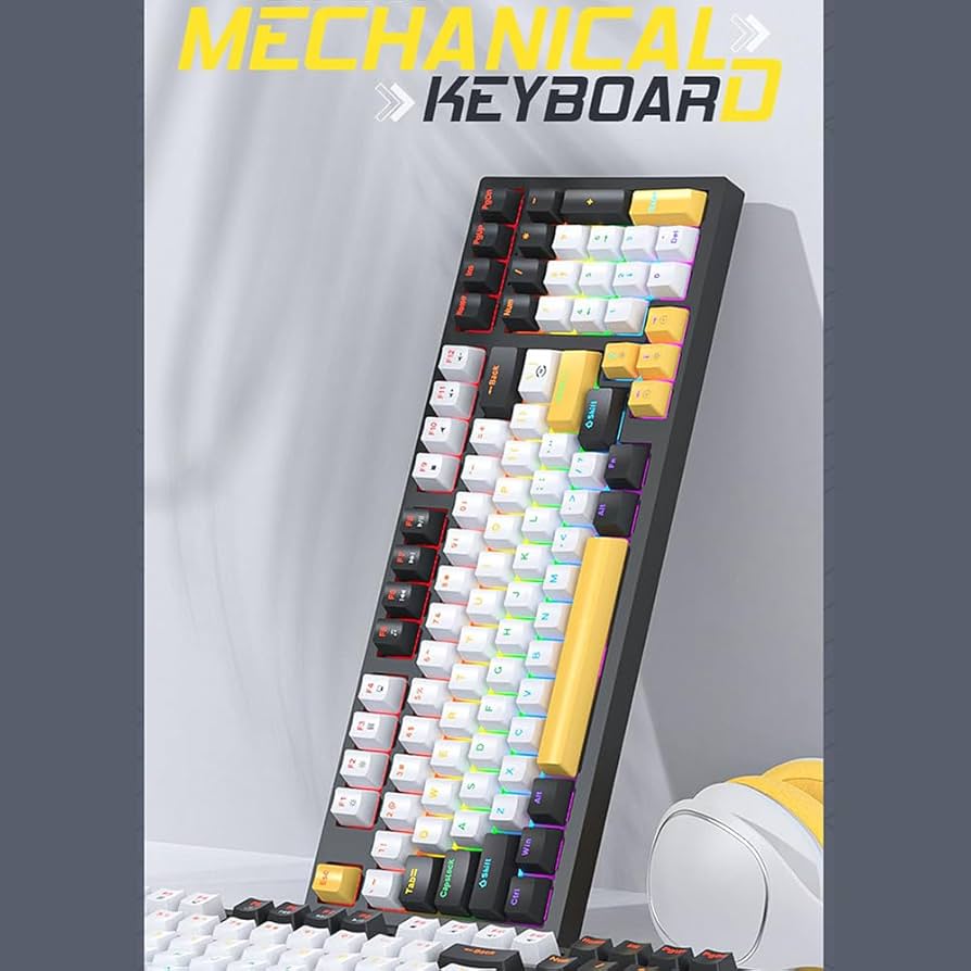 ホワイト コンパクト メカニカルキーボード Amazon | YUNZII X75 ホットスワップメカニカルキーボード 透明